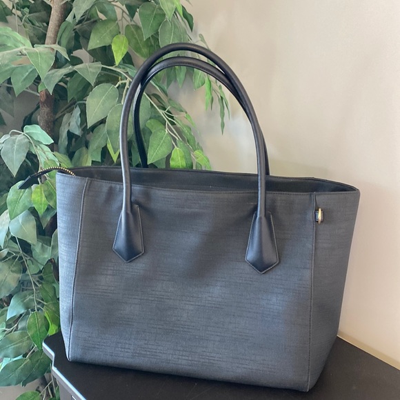 Dagne Dover Classic Signature Tote in Graphite - Picture 3 of 16